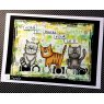 Aall & Create Aall & Create A6 Stamp #408 - Felines