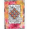 Aall & Create Aall & Create A7 Stamp #470 - Scripted Diamonds