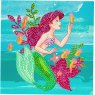 Craft Buddy Craft Buddy Disney Princess Ariel 18x18cm Crystal Art Card Kit CCKDNY803