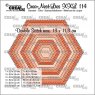 Crealies Crea-Nest-Lies XXL Dies No. 114, Hexagons With Double Stitch CLNestXXL114