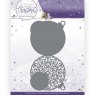 Precious Marieke Precious Marieke - The Best Christmas Ever - Christmas Bauble Shape Card Die