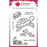 Woodware Woodware Clear Singles Sea Turtle 4 in x 6 in Stamp