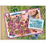 Woodware Woodware Clear Singles Hollyhocks 4 in x 6 in Stamp Set