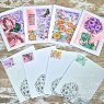 Woodware Woodware Clear Singles Postage Stamp Greetings 4 in x 6 in Stamp Set