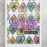 Julie Hickey Julie Hickey Designs Mary's Hearts & Florals A6 Stamp Set DS-MG-1023