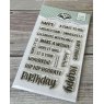 Karen Burniston Karen Burniston Clear Stamp - Birthday/Belated Clear Stamps CS003 RESTOCK 7/11/24