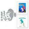 Spellbinders Spellbinders Luna the Seahorse Etched Dies S1-137