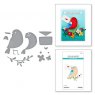 Spellbinders Spellbinders Love Note Bird Etched Dies S4-1352