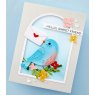 Spellbinders Spellbinders Love Note Bird Etched Dies S4-1352