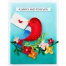 Spellbinders Spellbinders Love Note Bird Etched Dies S4-1352