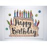 Woodware Woodware Stamps - Clear Magic - Birthday Cake Stamp